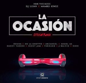 Ozuna Ft. De La Ghetto, Arcangel, Anuel AA, Daddy Yankee, Nicky Jam, Farruko, J Balvin y Zion – La Ocasion (Official Remix)